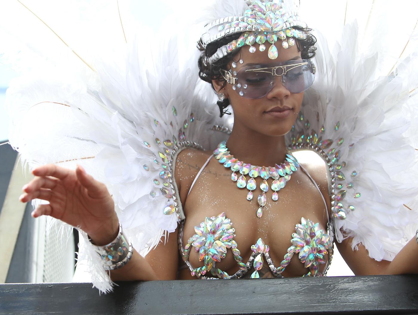rihanna nip slip barbados festival photos leaked YIELGM