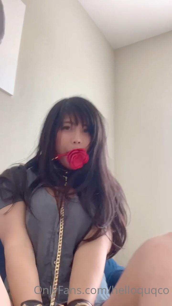 quqco bondage gag handcuffs onlyfans video leaked FEHPUX